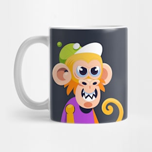 Monkey Green Hat Mug